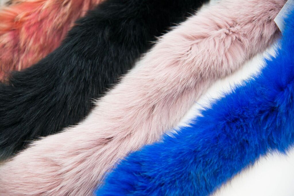 Fox fur scarf